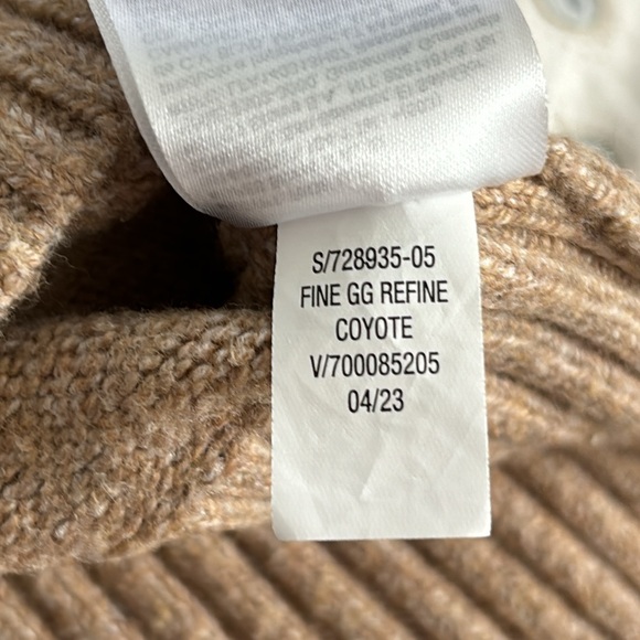 OLD NAVY CREW NECK PULLOVER SWEATER-Tan in Size Large - Picture 4 of 4